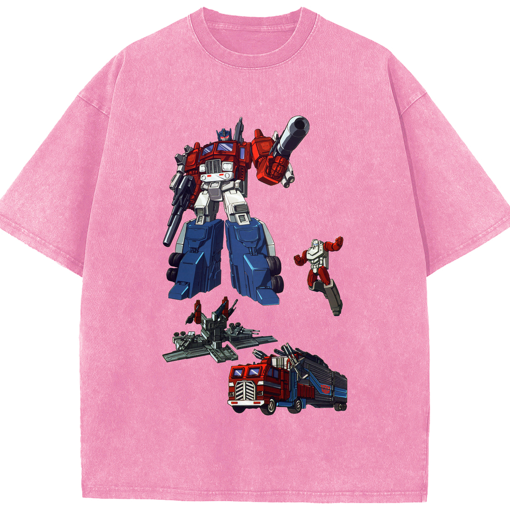 （画像用）  綿100% ヴィンテージ風 半袖Tシャツ（フロントプリント）